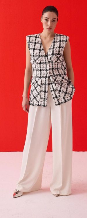 Жилет FashionMurom чер.бел. (38)